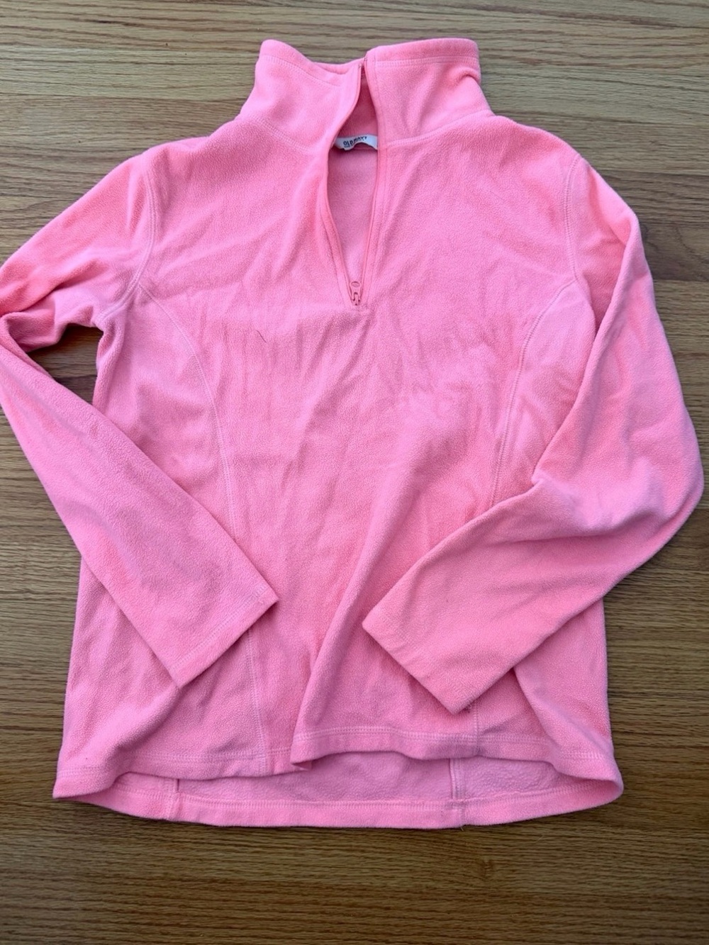 Old Navy Pink Quarter-Zip Fleece Pullover